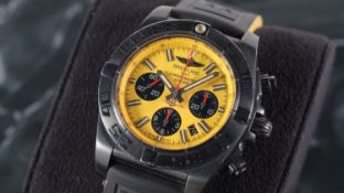 Special Edition Breitling Chronomat 44 Blacksteel Ref MB0111 with Box and Papers 2016