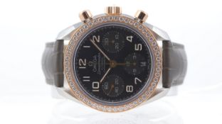 Omega Speedmaster 38 Diamond Bezel Ref 324.28.38.40.06.001