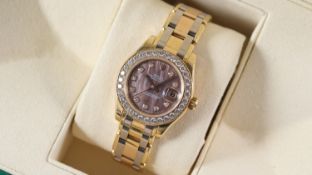 Rolex Lady Datejust Pearlmaster 18ct yellow gold Ref 80298 Circa 2010