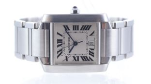 Cartier Tank Francaise Automatic Ref 2302 with Box and Papers 2008