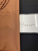 54" X 54" BROWN