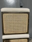 Natural and Wicker Footstool