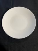 White 10" "Coupe" Plate