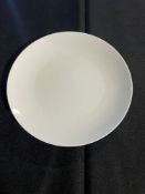 White 8" "Coupe" Plate