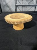 Natural Wood Cupcake Stand