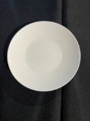 White 6" "Coupe" Plate
