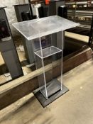 Clear Acrylic Podium
