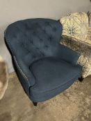 Dark Navy Arm Chair