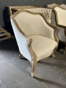 Natural Chair with Curved Legs