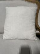 Cream Throw Pillow
