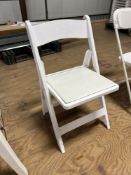 White Resin Folding Chair, Newest