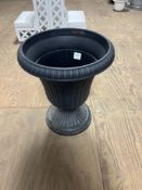 Large Black Urns