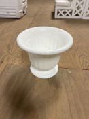 Small White Urns