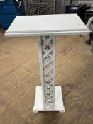 Lattice Podium, Wood