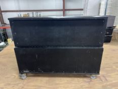 5' Portable Bar, Black w/ Ice Sink