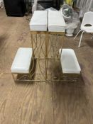 Brass Kneeling Bench Set
