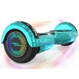 BOXED MEGA MOTIONS AO3 SELF BALANCING ELECTRIC SCOOTER HOVERBOARD GREEN (LOC: 49.5-AA1886)
