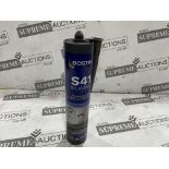 120 X BOSTIK S41 SILICONE GLAZING AND FRAME ANTHRACITE PROFESSIONAL GRADE NEUTRAL CURE SILICONE (