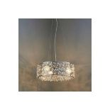 12 X BRAND NEW Colours Katarina Pendant Chrome effect 3 Lamp Pendant ceiling light, (Dia)420mm
