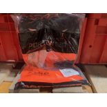 24 X BRAND NEW PORTWEST PW2 ORANGE HI VIS POLO TOPS SIZE CL (LOC: 26.3-BB3444)