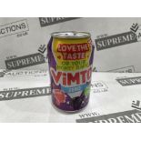 120 X BRAND NEW 330ML CANS OF VIMTO ZERO BB NOV 2026 (LOC: 21.18-AA2486)