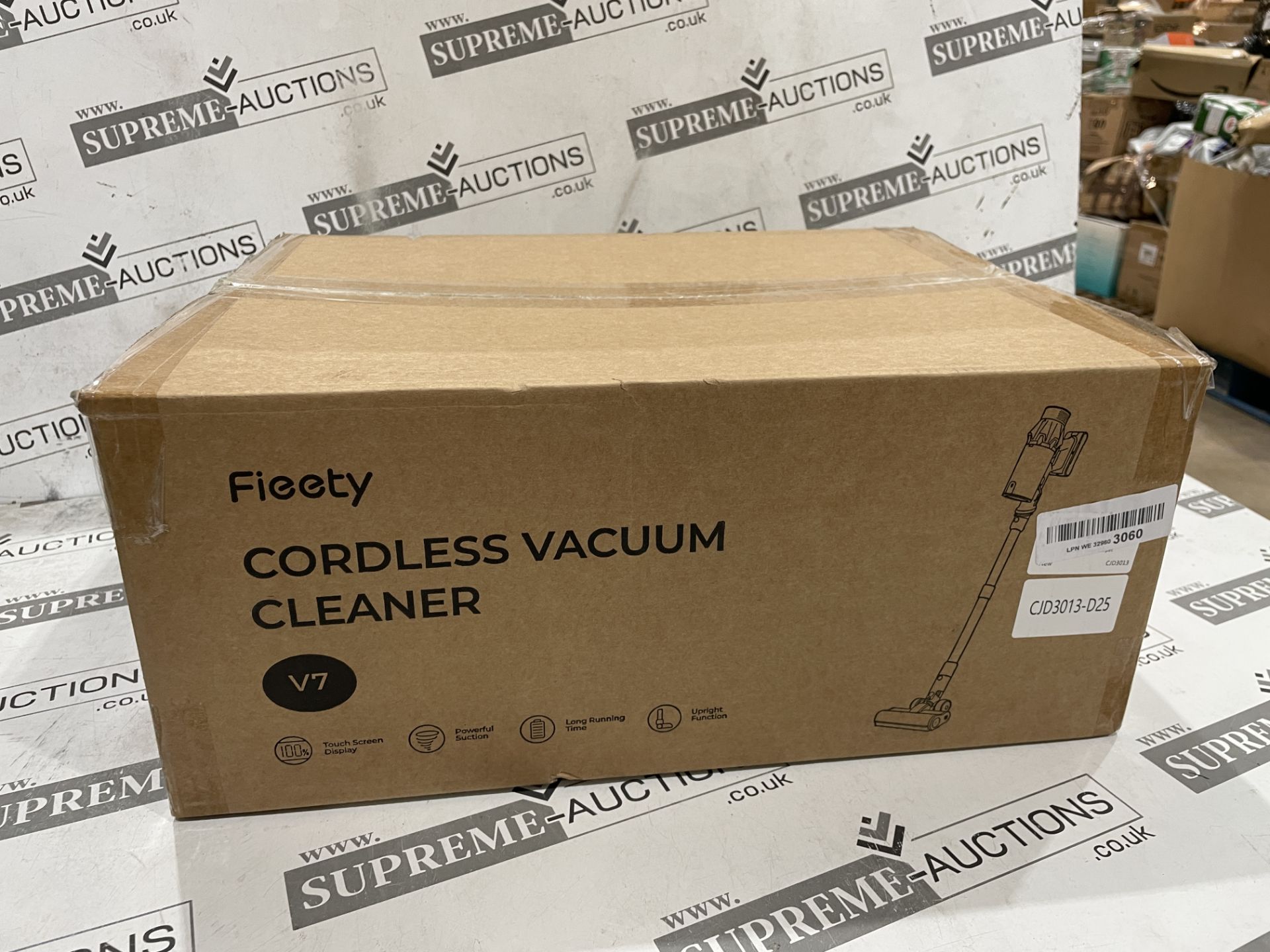 BOXED Fieety Vacuum & Cleaner 550W/45000pa Stick, Touch Display, 60 Mins, 5-in-1 with Charging