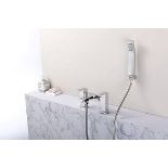 TRADE LOT 8 X BRAND NEW VURTU Blade Bath Shower Mixer, 1/4 Turn, Dual Lever Ceramic Disc, High/