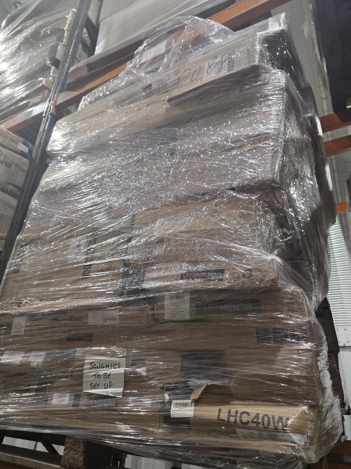 Large Pallets of Songmics Mail Order Customer Returns – Unchecked Stock. Customer returned stock - Image 6 of 9