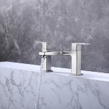 BRAND NEW VURTU Barkway Bath Filler, 1/4 Turn, Dual Lever Ceramic Disc, High/ Low Water Pressure,