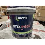 13 X 6KG TUBS OF BOSTIK STIC P956 2K SOFT FLOOR ADHESIVE (LOC: 23.7-AA3954)