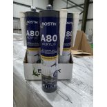 37 x Bostik Pro A80 Acrylic Decorators Caulk 310ml White. RRP £6.48 per tube. Instantly