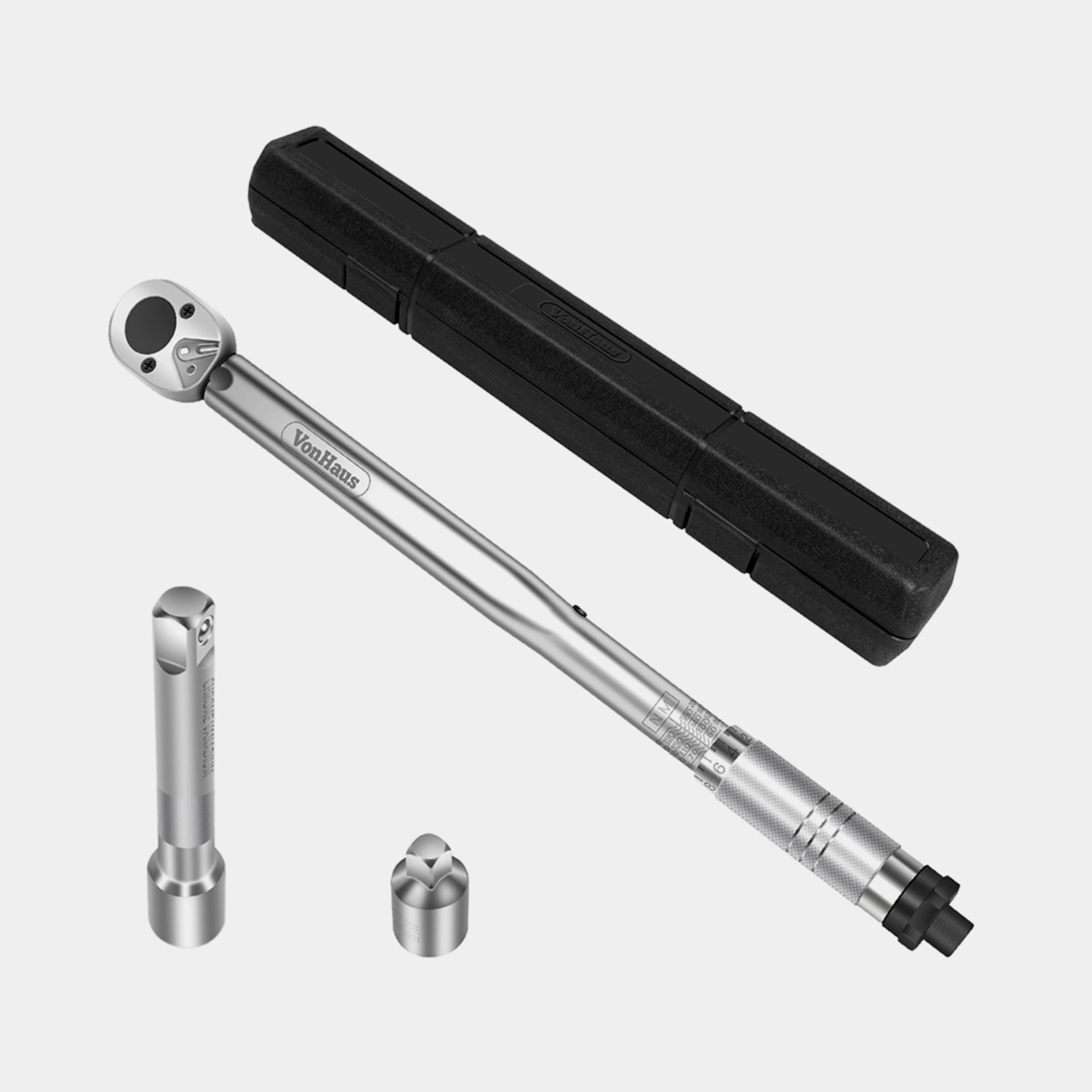 Boxed 1/2' Torque Wrench with Reducer-SR5(3.5)