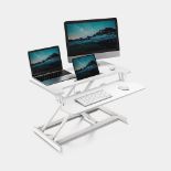 Boxed White Standing Desk Converter-SR5(3.10)