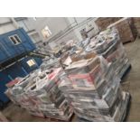PALLET OF UNCHECKED & UNTESTED SMALL DOMESTIC APPLIANCES & OTHER ITEMS. MAY INCLUDE: TVs, KETTLES,