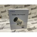 TRADE LOT 10 X BOXED Mini Projector?Auto Keystone & Short Throw?20000 Lumen WiFi Bluetooth