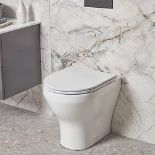 Brixton Soft-Close Standard Back-to-Wall Pan with Quick-Release Seat. - SR1.1.7.