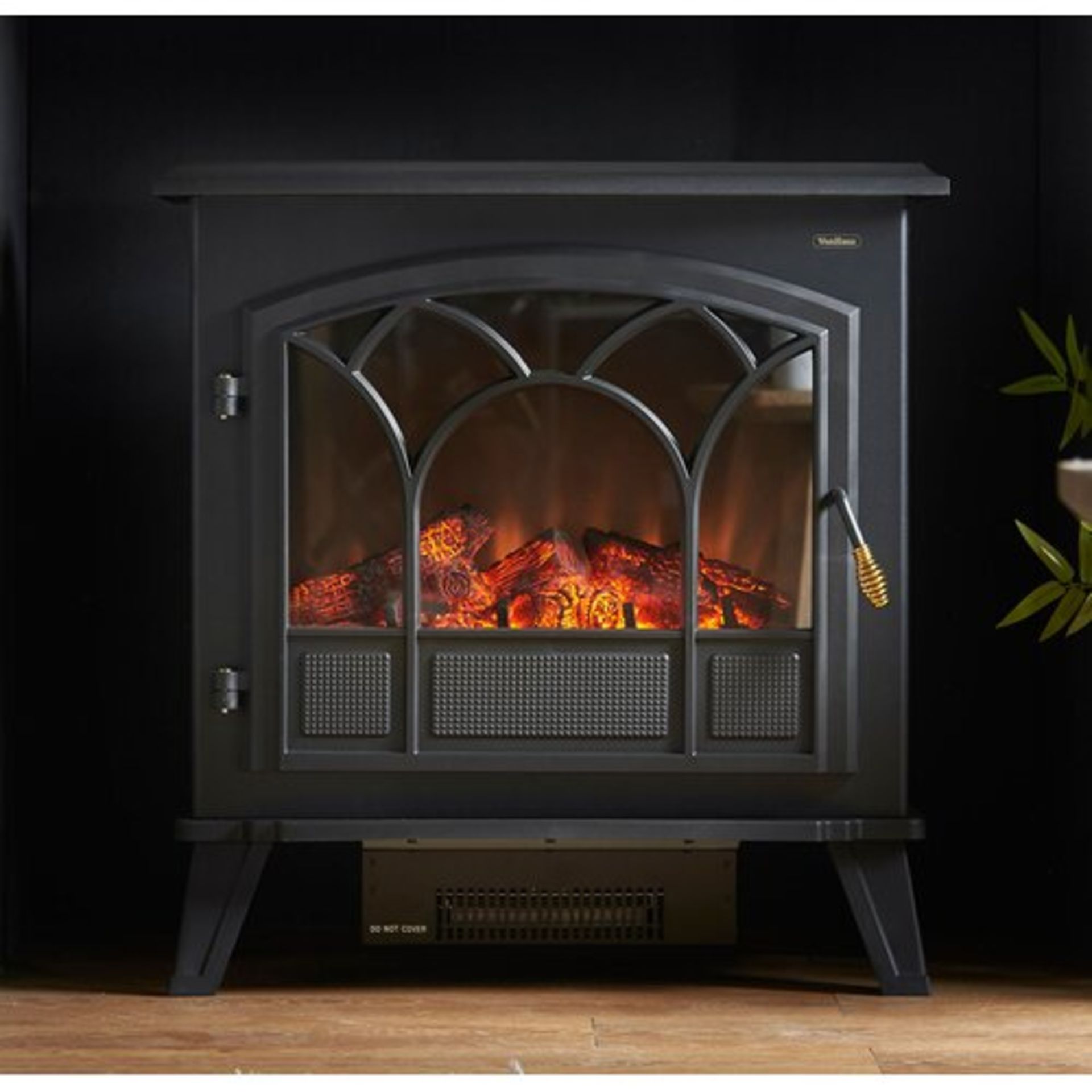 Boxed 1850W Large Black Stove Heater-RS1.8