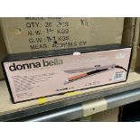 2 X BRAND NEW DONNA BELLA STYLER COLLECTION NEW LOOK NEW YOU 1.25 INCH TITANIUM STRAIGHTENERS RRP £