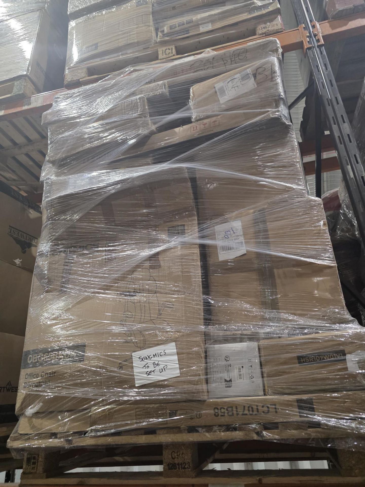 Large Pallets of Songmics Mail Order Customer Returns – Unchecked Stock. Customer returned stock
