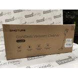 BOXED SMOTURE Cordless Vacuum Cleaner, 550W 45KPA Stick Vacuum with Touch Screen, Up to 60 Mins