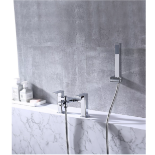 BRAND NEW VURTU Barkway Bath Shower Mixer, 1/4 Turn, Dual Lever Ceramic Disc, High/ Low Water