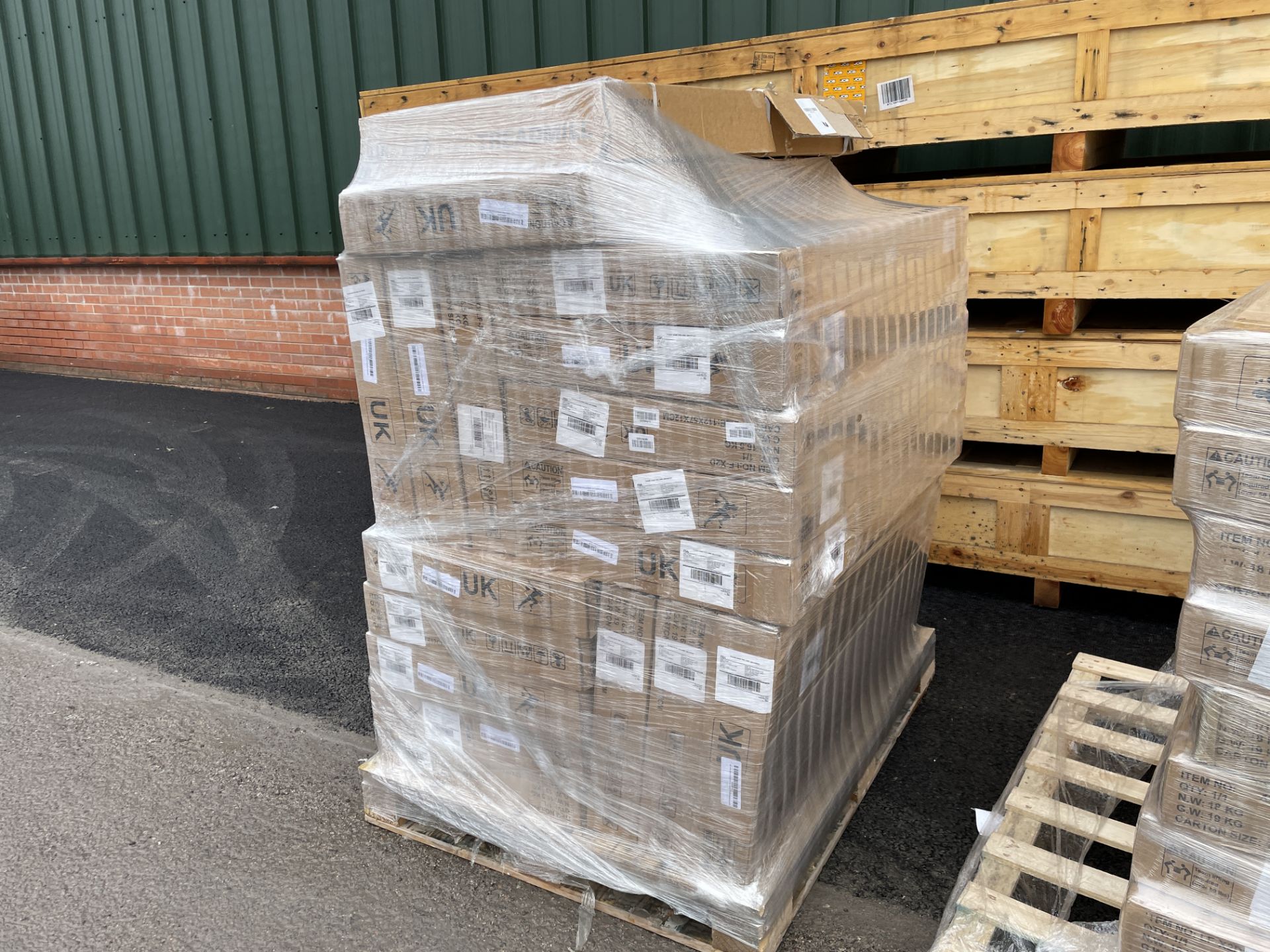 PALLET TO CONTAIN 9 X BOXED Folding Treadmill Walking Pad Foldable - Treadmills with Handle for Home