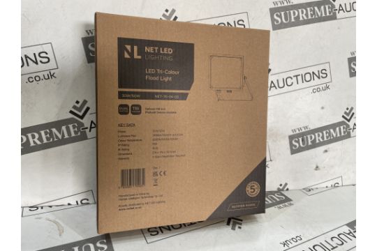 15 X BRAND NEW NET LED LIGHTING LED TRI COLOUR FLOOD LIGHTS 30W/50W ...