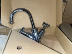 2 X BRAND NEW VURTU LINETTE MONO BASIN MIXER TAPS (LOC: 9.5-BB3745)