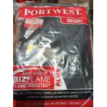 12X PORTWEST FR28 FLAME RESISTANT LIGHT WEIGHT ANTI?STATIC COVERALL IS A PROFESSIONAL?GRADE