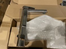BRAND NEW THROCKMORTON MONO BASIN MIXER TAPS CHROME FINISH RRP £209 (LOC: 49.8-AA3488)