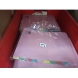 96X CONSORTIUM COLOUR?CODED PAGE DIVIDERS ARE MULTI?SECTION DOCUMENT ORGANISERS MADE FROM BRIGHTLY