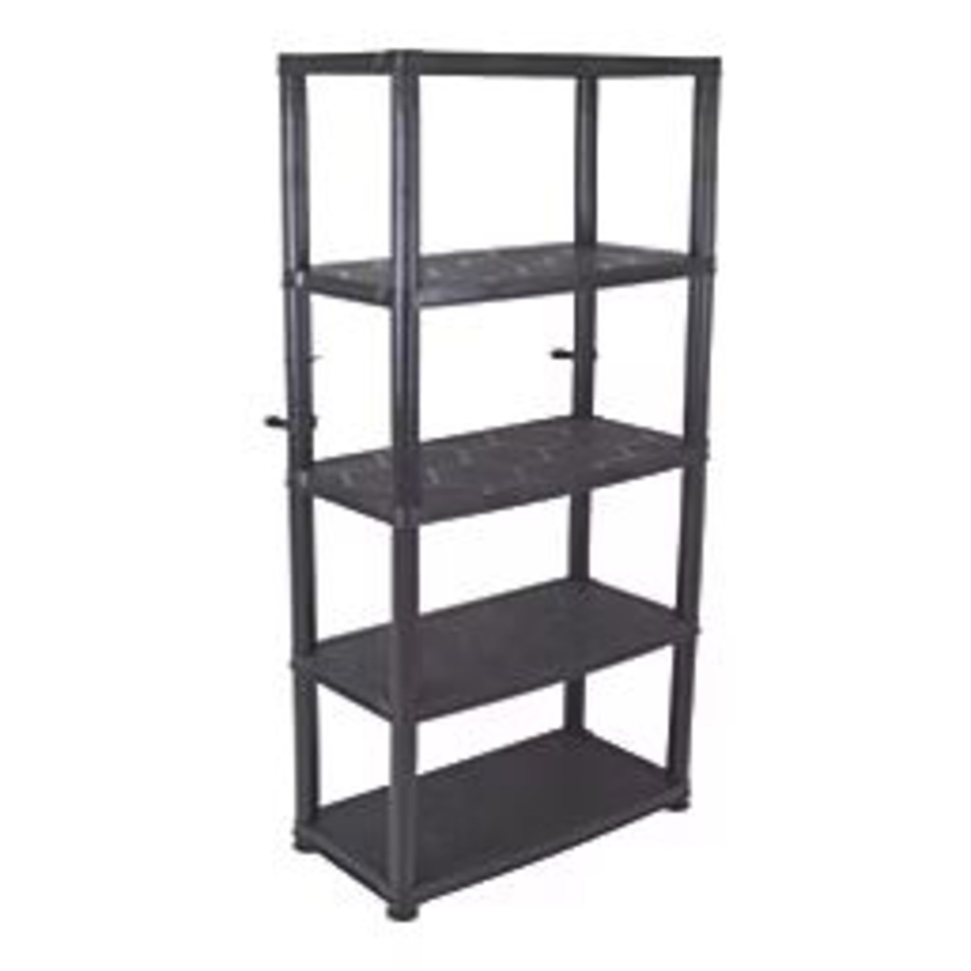 Essentials 5-Tier Plastic Garage Shelving Unit 850mm x 400mm x 1900mm