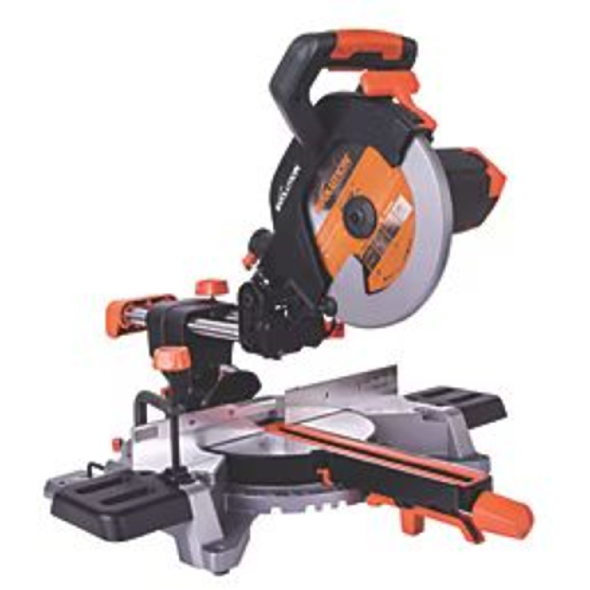 Evolution R255SMS 255mm Electric Single-Bevel Sliding Multi-Material Mitre Saw 220-240v. - Sr2.5.5.
