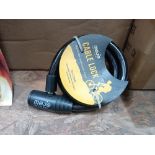 24X MOJO CABLE LOCK 2?M X 12?MM IS A FLEXIBLE SECURITY LOCK MADE FROM BRAIDED STEEL CABLE WITH A